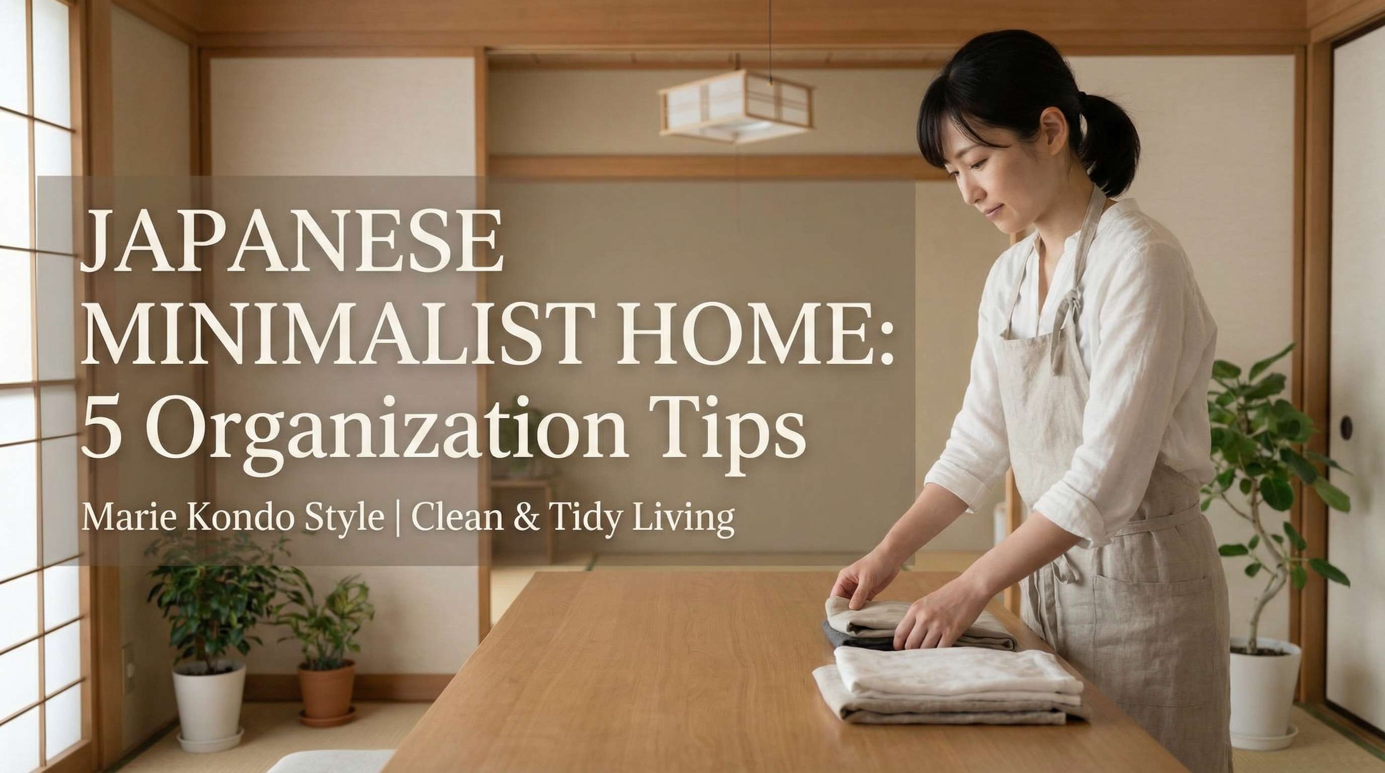 17c日式极简家居整理视频 - 生活技能视频教程